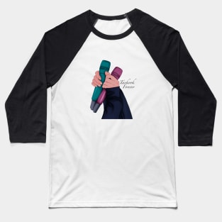 Taekook Forever - k pop - BTS - Black Baseball T-Shirt